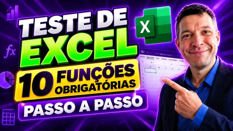 Prova de Excel Processo Seletivo | 10 Funções Obrigatórias