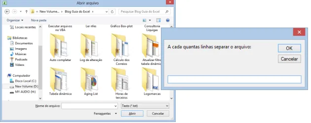 ABRIR ARQUIVO TEXTO COM MAIS DE 1 MILHÃO DE LINHAS NO EXCEL 2