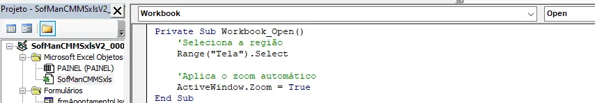 Ajustar tela do Excel automaticamente a resolução 4