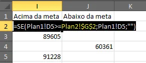 Base dashboard Excel 12