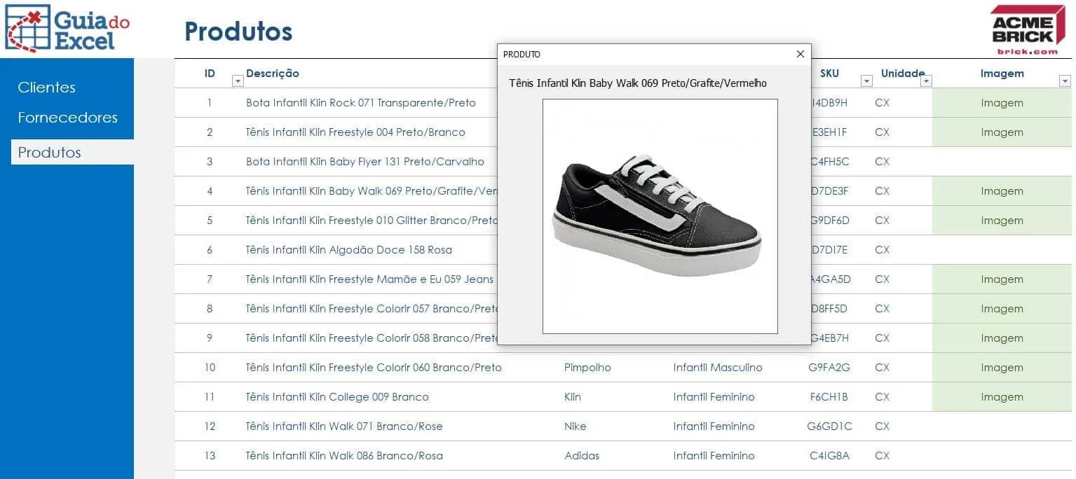Planilha Cadastro com Imagens Excel VBA 2