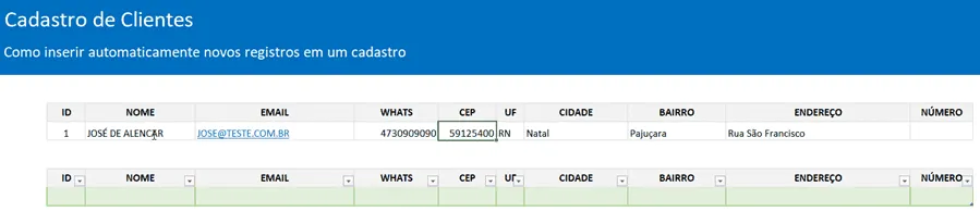 cadastro de clientes excel gratuito 2