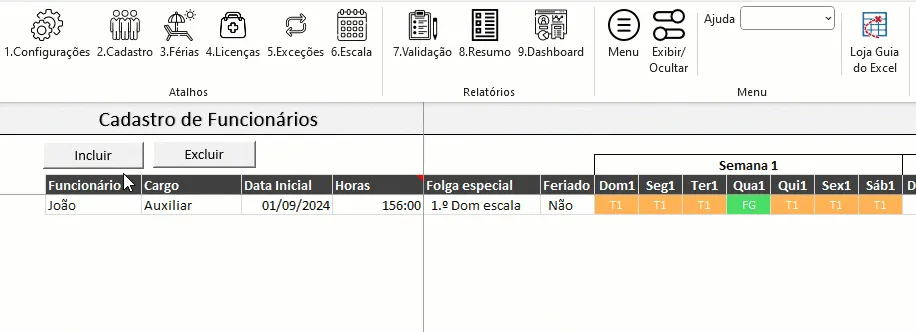 planilha de escala de trabalho 2