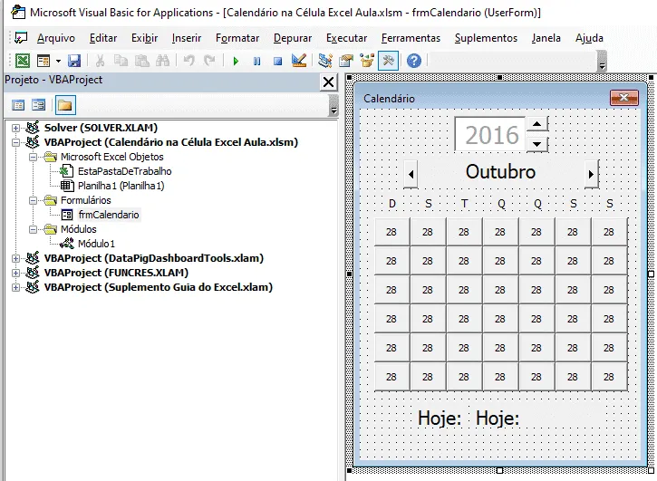 calendário excel 3