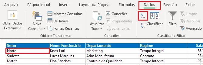 Como agrupar dados no Excel - Estrutura de Tópicos 2