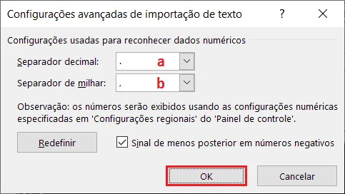 substituir ponto por vírgula 5
