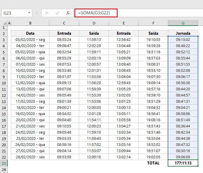 pagamento horas excel 3