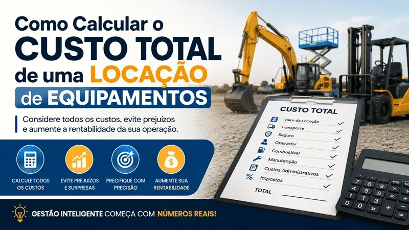 como calcular o preço de locação de equipamentos