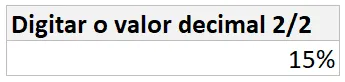 Como calcular porcentagem no Excel 2