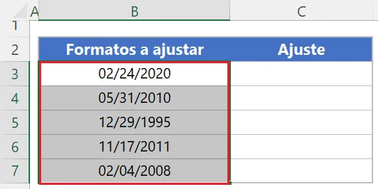 converter data americana excel 4