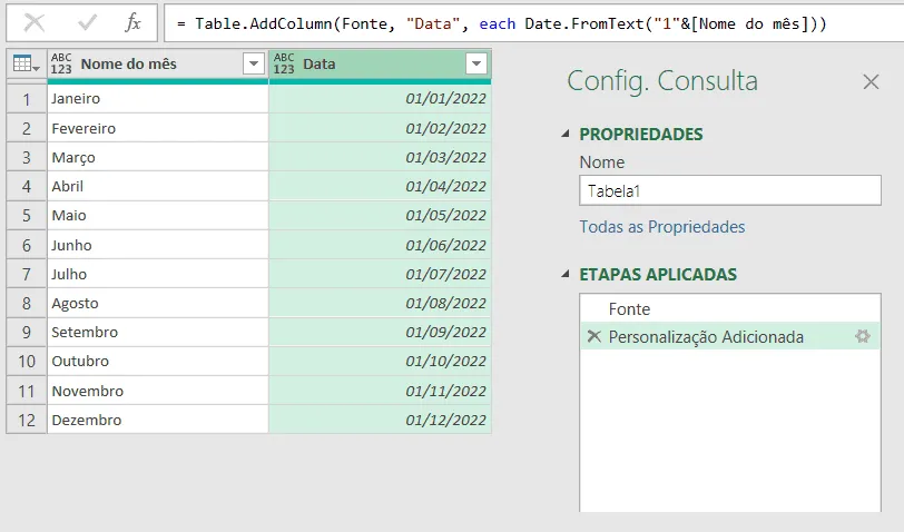 Como converter nome do mês para data no Excel 7