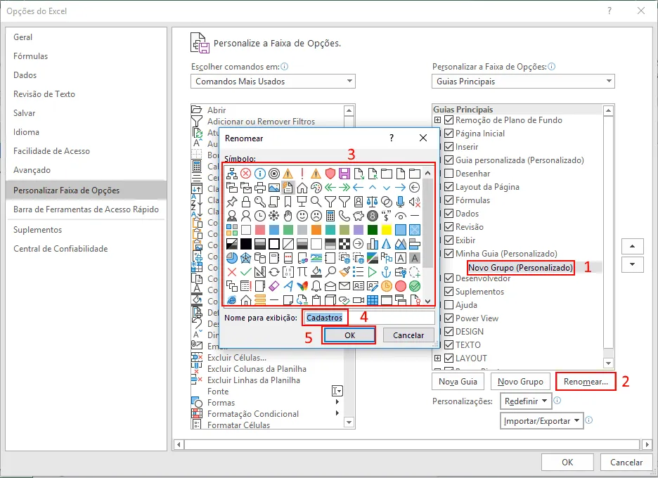 Como criar formulário automático no Excel 5