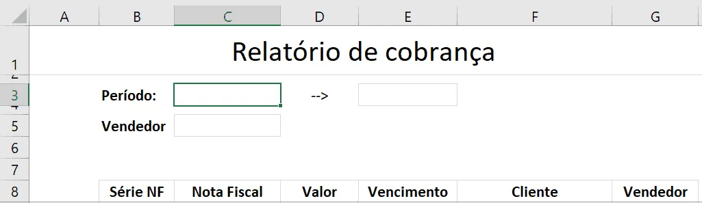Como criar relatório no Excel