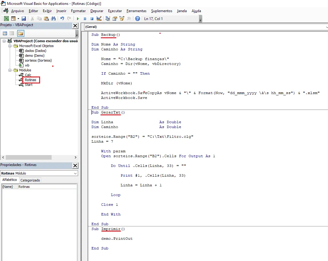 Como Esconder dos Usuários as Macros na Interface do Excel 3
