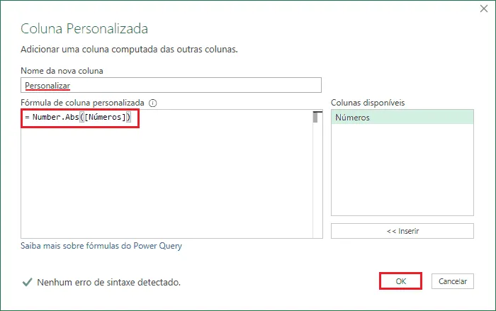 Como exibir os números negativos sem sinal no Excel 5