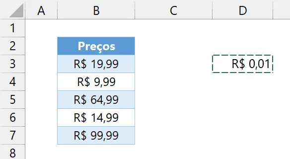 Como fazer colagem especial com operação matemática no Excel 14