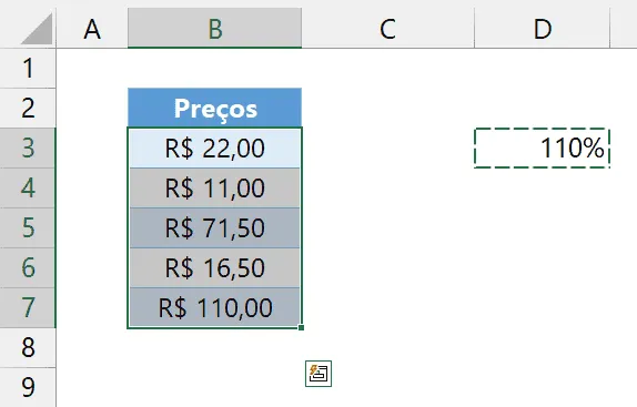 Como fazer colagem especial com operação matemática no Excel 8