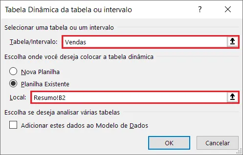 Contagem Distinta na Tabela Dinâmica Excel 1