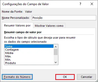 Como fazer um ranking numerado com tabela dinâmica no Excel 18