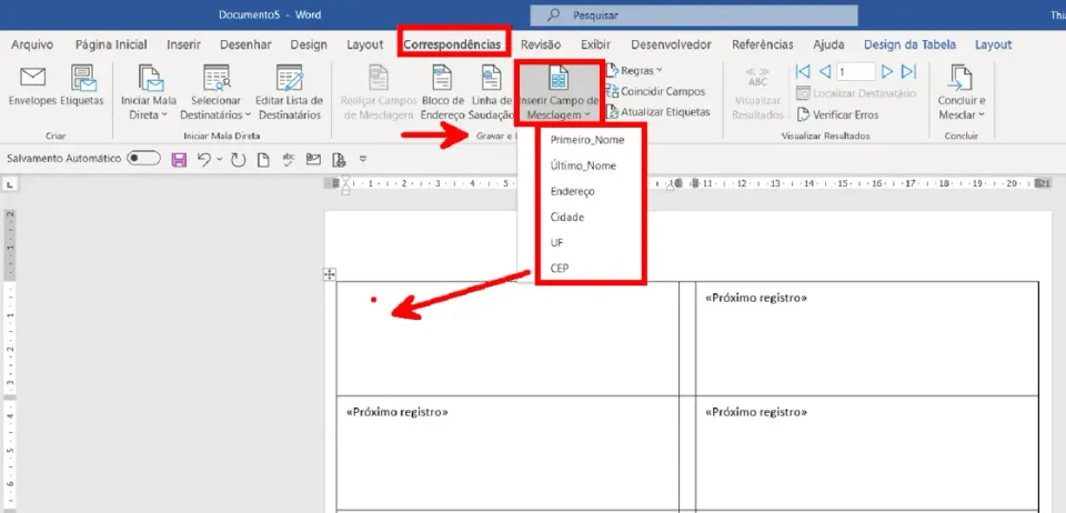 Como gerar etiquetas no Excel