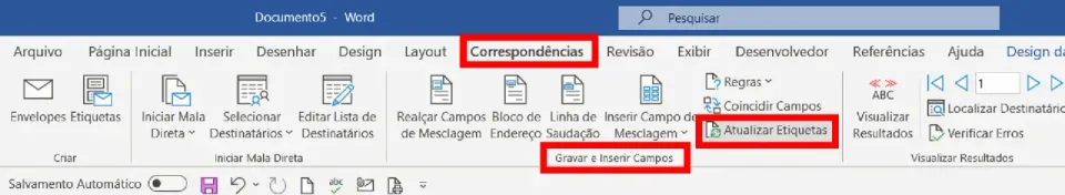Como gerar etiquetas no Excel