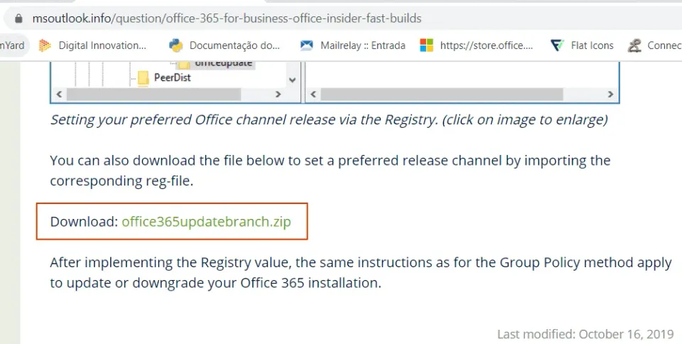 Como habilitar o office Insider em qualquer versão do office 365 5