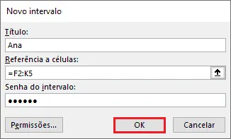 Como Proteger com Senhas Diferentes Intervalos Diferentes no Excel 9