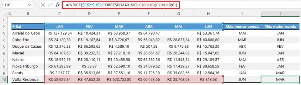 maior mês excel 8