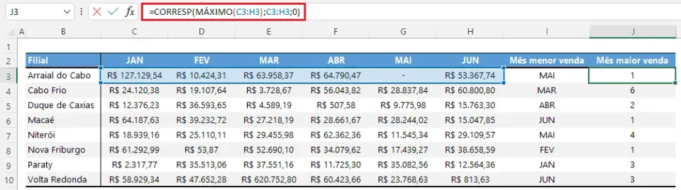 maior mês excel 6