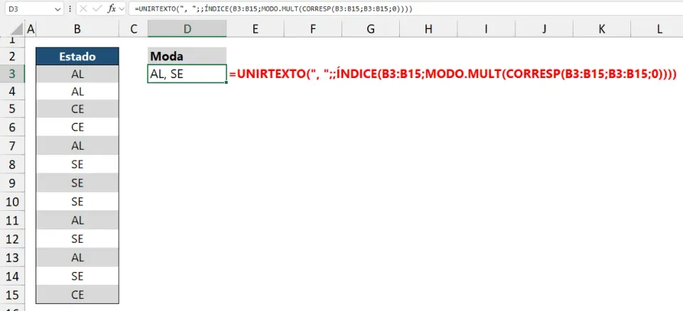 texto mais se repete excel 5