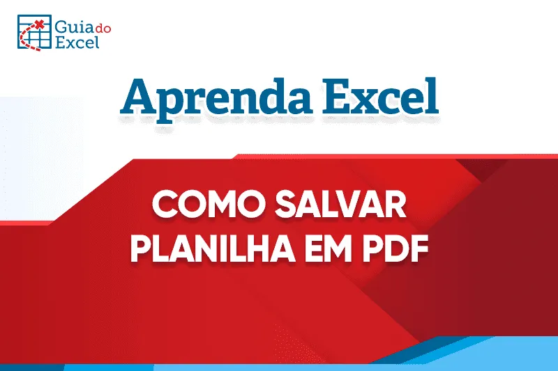 Como Salvar Planilha em PDF 1