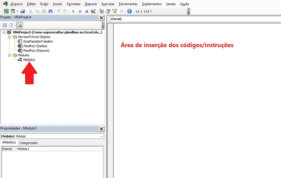 Super Ocultar Planilhas no Excel 13