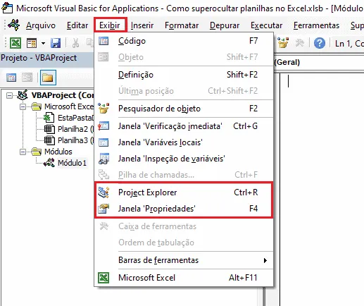 Super Ocultar Planilhas no Excel 4