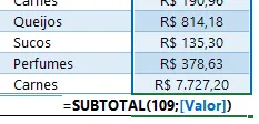 Como usar a Análise rápida no Excel 20