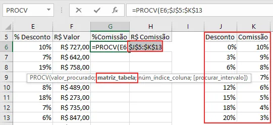 Como usar o PROCV no Excel (VLOOKUP) 14