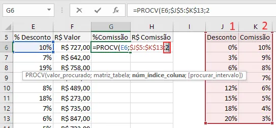 Como usar o PROCV no Excel (VLOOKUP) 15
