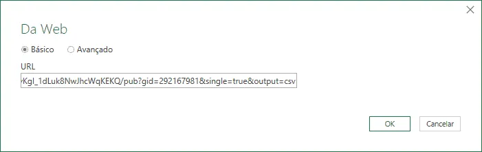 Conectar google analytics no Excel 8