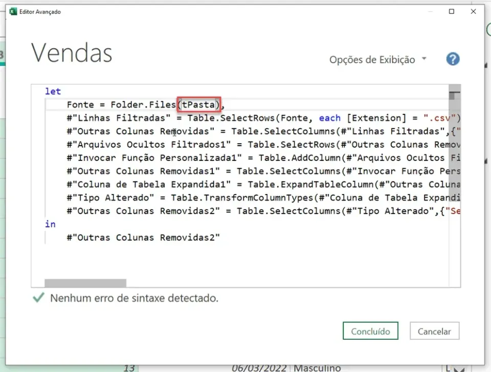 conectar onedrive no power query excel 10
