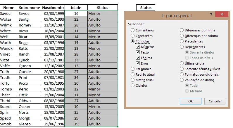 Conferir e debugar fórmulas no Excel 2