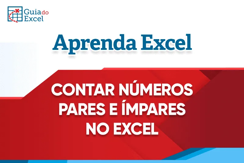 Contar números pares e ímpares no Excel tutorial