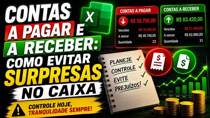 Contas a pagar e receber: como evitar surpresas no caixa