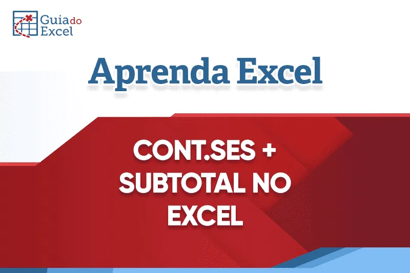 Contses com subtotal no Excel