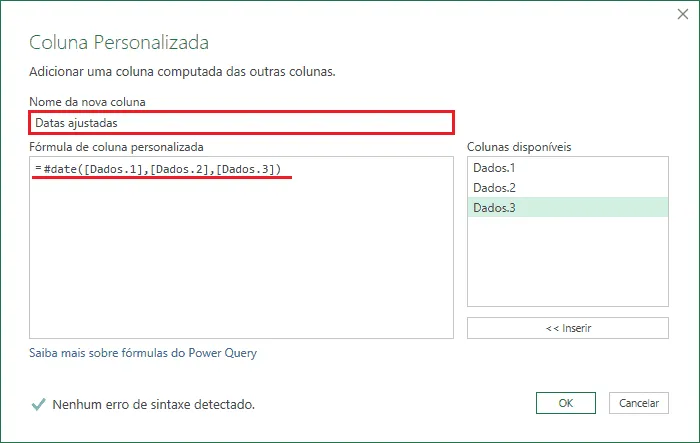 Converter data no padrão aaaammdd para data válida no Excel