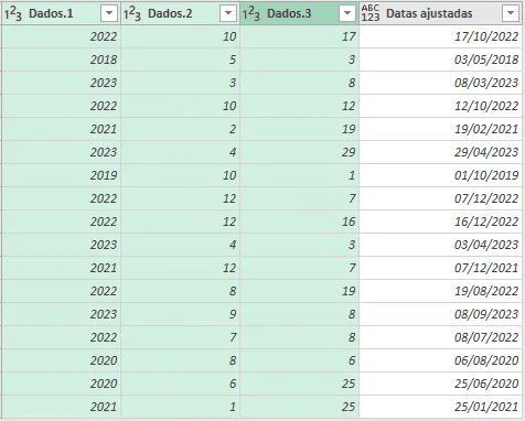 Converter data no padrão aaaammdd para data válida no Excel