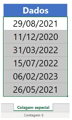 Converter texto em número no Excel 11