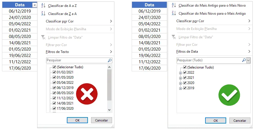Converter texto em número no Excel 3