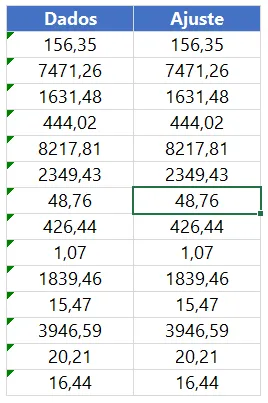 Converter texto em número no Excel 8