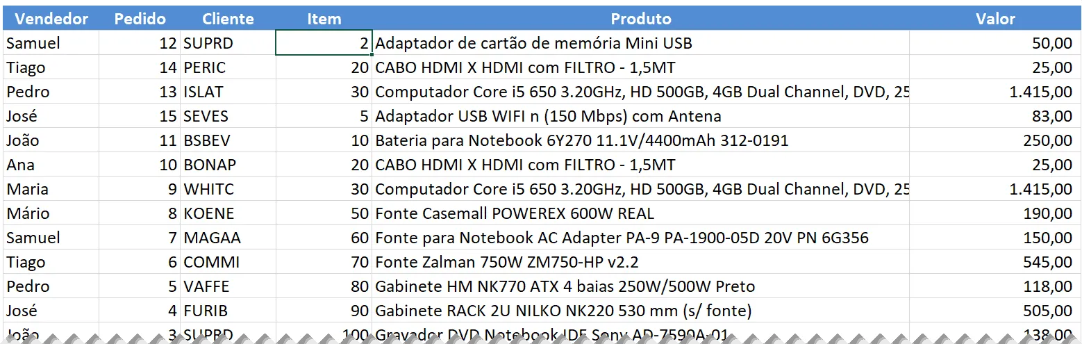 Copiar e colar resultados de fórmulas automaticamente Excel VBA