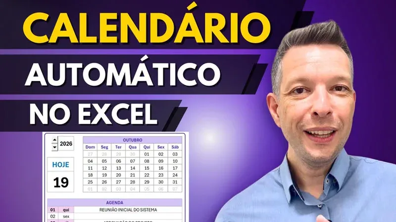 Calendário no Excel Dinâmico