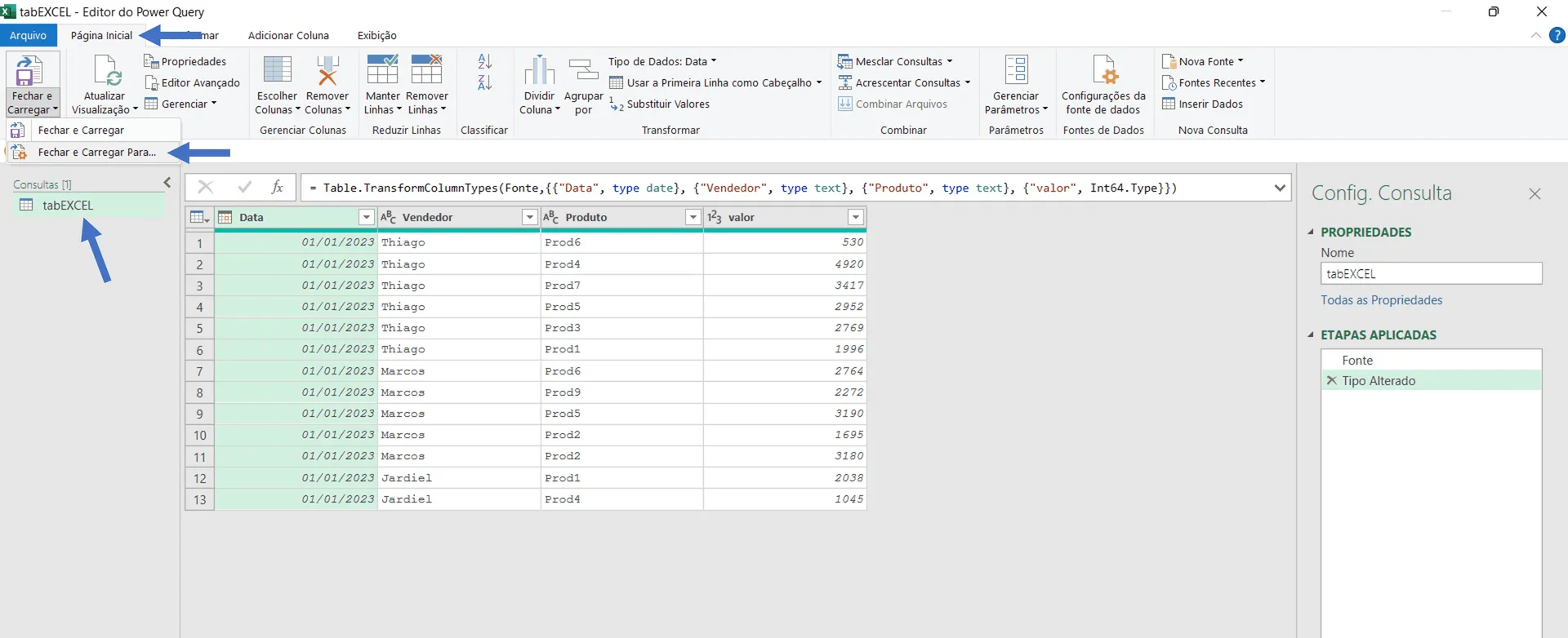 Guardar Histórico com Power Query no Excel 2